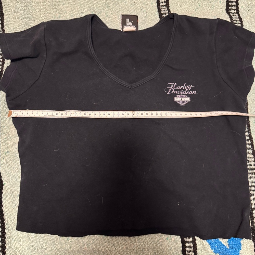 Harley-Davidson Black Short Sleeve Tee with Logo